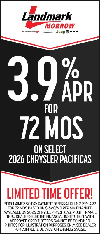 3.9% For 72 Months